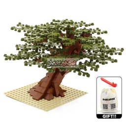 image-MARUMINE 205PCS Building Blocks Tree - Creative Nature Decoration Set