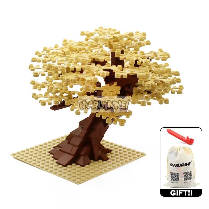 image-MARUMINE 205PCS Building Blocks Tree - Creative Nature Decoration Set