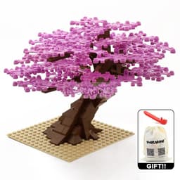 image-MARUMINE 205PCS Building Blocks Tree - Creative Nature Decoration Set