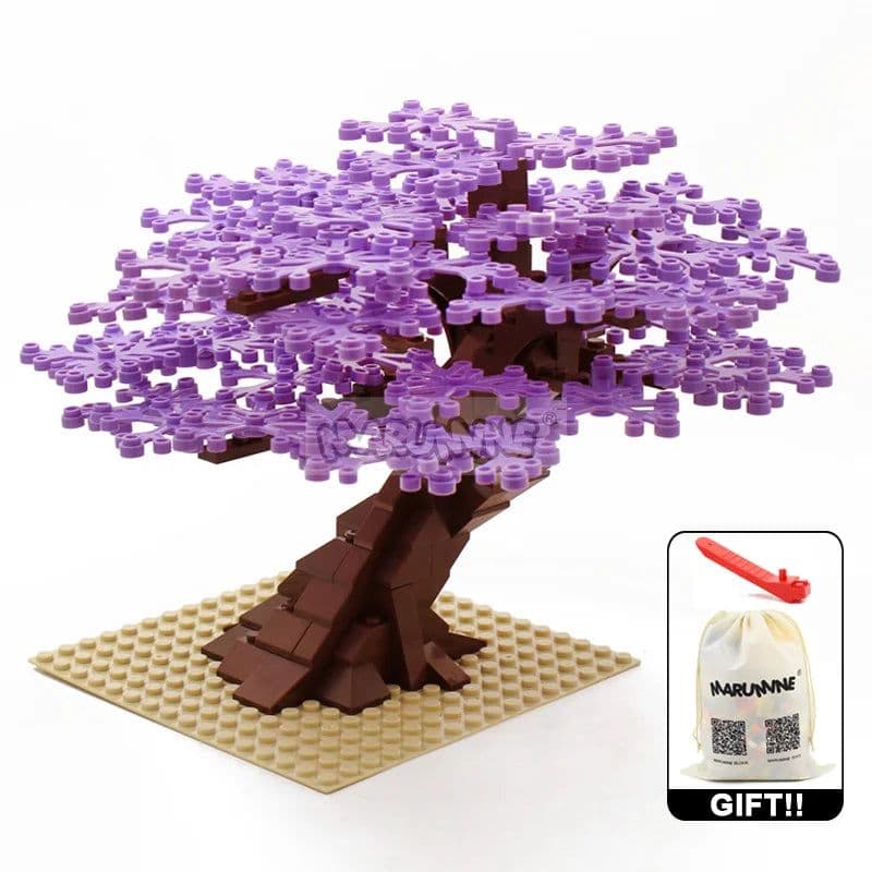 image-MARUMINE 205PCS Building Blocks Tree - Creative Nature Decoration Set
