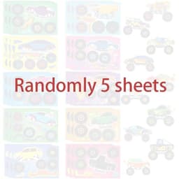 image-Creative Kids DIY Truck Puzzle Stickers – Fun Assembling Activity