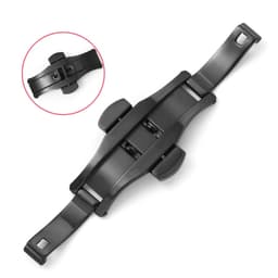 image-HQstrap Polished Stainless Steel Buckle Watch Band - Durable and Versatile