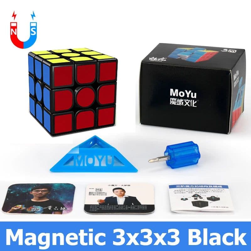 image-Moyu Meilong Magnetic Puzzle Cube - Compact Design for All Ages