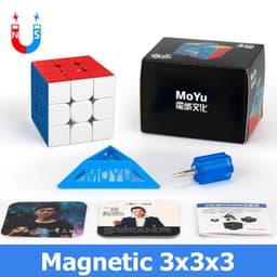 image-Moyu Meilong Magnetic Puzzle Cube - Compact Design for All Ages