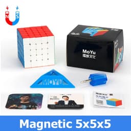 image-Moyu Meilong Magnetic Puzzle Cube - Compact Design for All Ages