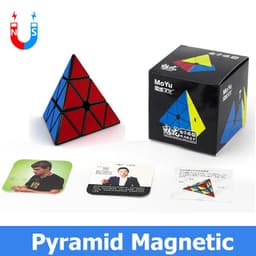 image-Moyu Meilong Magnetic Puzzle Cube - Compact Design for All Ages