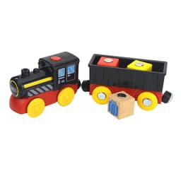image-HANMA Wooden Train Set - Premium Beech Wood - Safe & Expandable Tracks