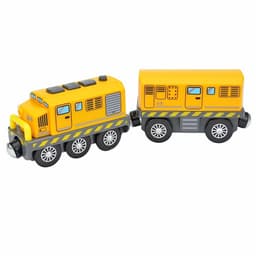 image-HANMA Wooden Train Set - Premium Beech Wood - Safe & Expandable Tracks