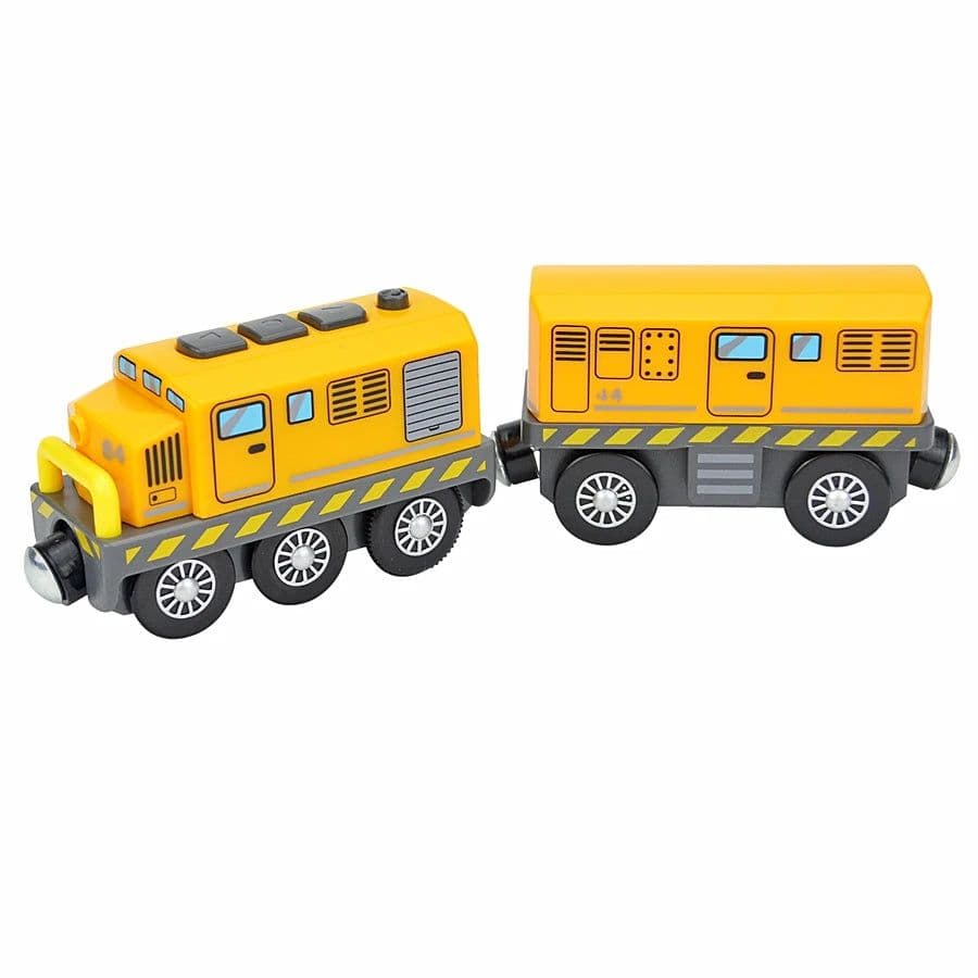 image-HANMA Wooden Train Set - Premium Beech Wood - Safe & Expandable Tracks