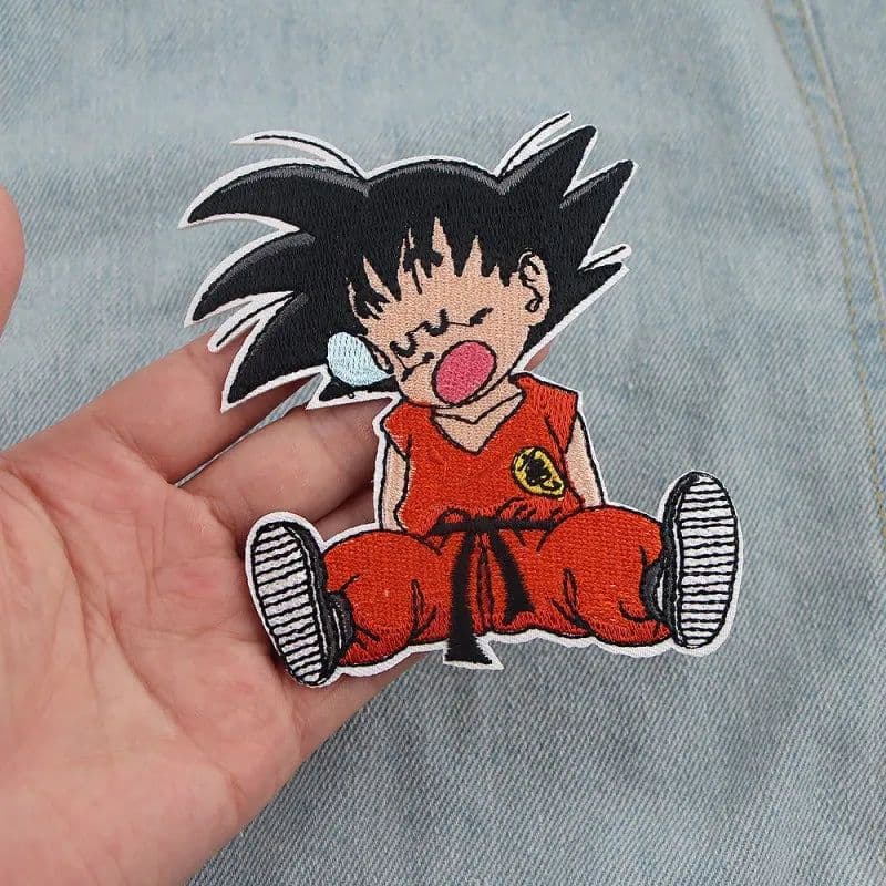 image-Bandai Dragon Ball Goku Patch - Stylish DIY Iron-On or Sew-On Accessory