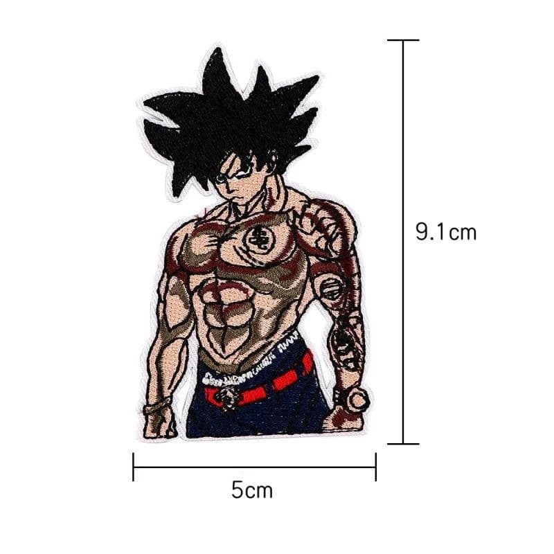 image-Bandai Dragon Ball Goku Patch - Stylish DIY Iron-On or Sew-On Accessory