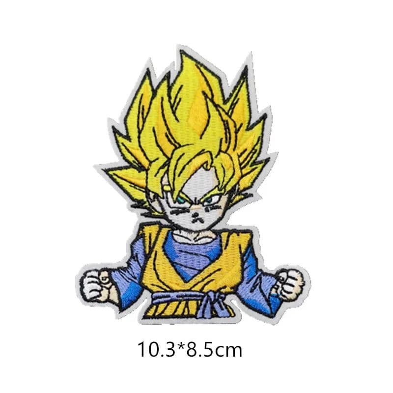 image-Bandai Dragon Ball Goku Patch - Stylish DIY Iron-On or Sew-On Accessory