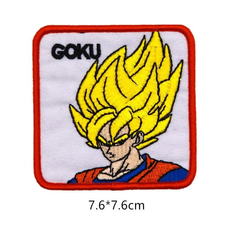 image-Bandai Dragon Ball Goku Patch - Stylish DIY Iron-On or Sew-On Accessory
