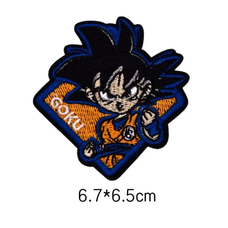 image-Bandai Dragon Ball Goku Patch - Stylish DIY Iron-On or Sew-On Accessory