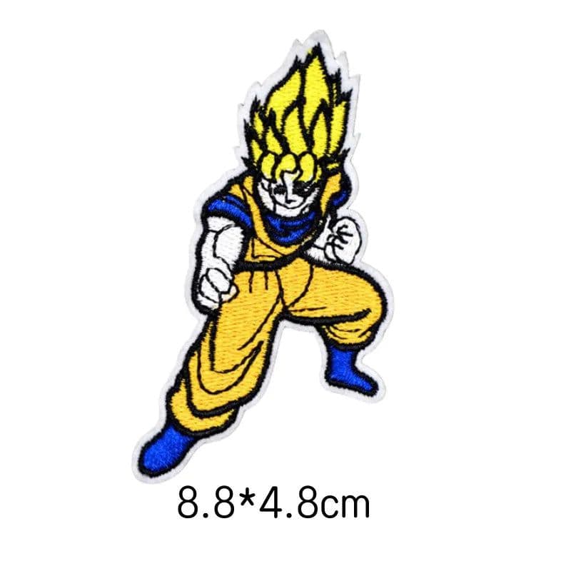 image-Bandai Dragon Ball Goku Patch - Stylish DIY Iron-On or Sew-On Accessory