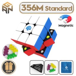image-GAN 356M Magnetic Speed Cube - Professional Puzzle Toy for All Ages