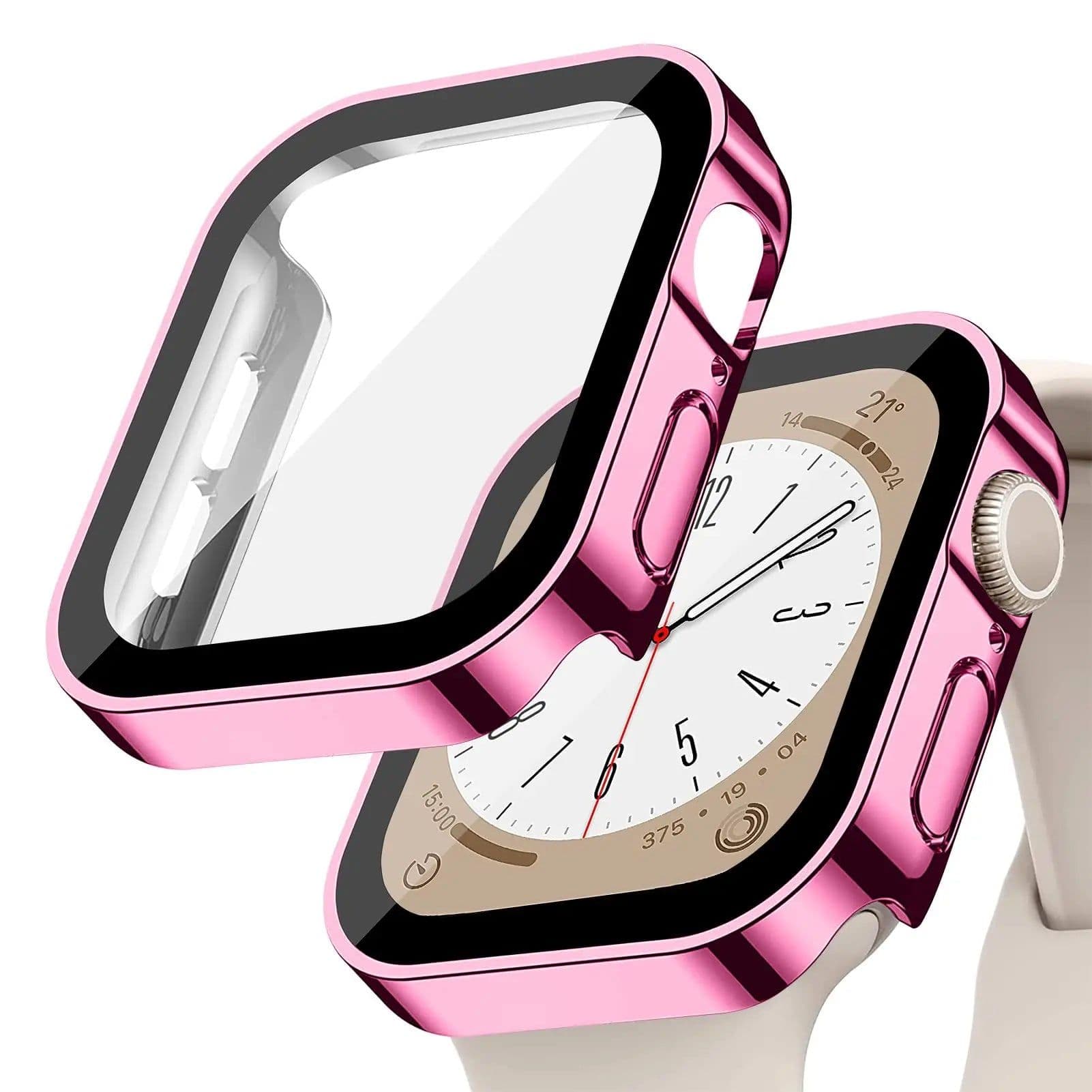 image-Lerxiuer Waterproof TPU Bumper Case & Screen Protector for Apple Watch