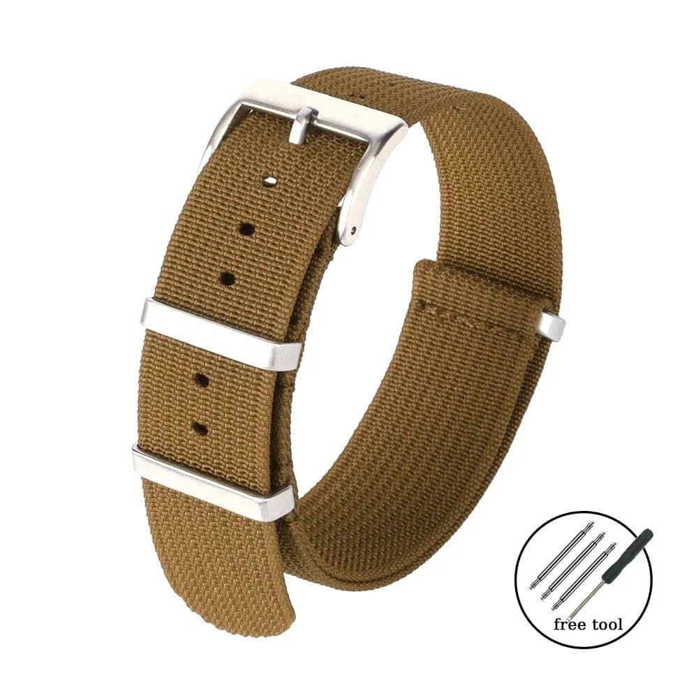 image-Langley Fabric Watchband - Durable Nylon Strap for Smart and Traditional Watches