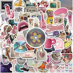 image-PickJoy Waterproof Stickers for DIY Projects - Cute & Creative Decor