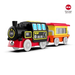 image-Abay Wooden Train Set - Magnetic Connectivity - Educational Toy for Kids