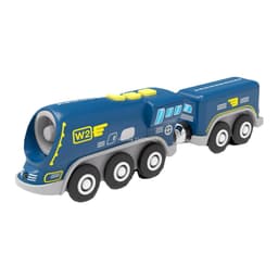 image-Abay Wooden Train Set - Magnetic Connectivity - Educational Toy for Kids