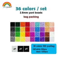 image-Yantjouet Mini Beads Kit - 24/48/72 Colours for Creative DIY Puzzles