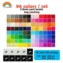 image-Yantjouet Mini Beads Kit - 24/48/72 Colours for Creative DIY Puzzles