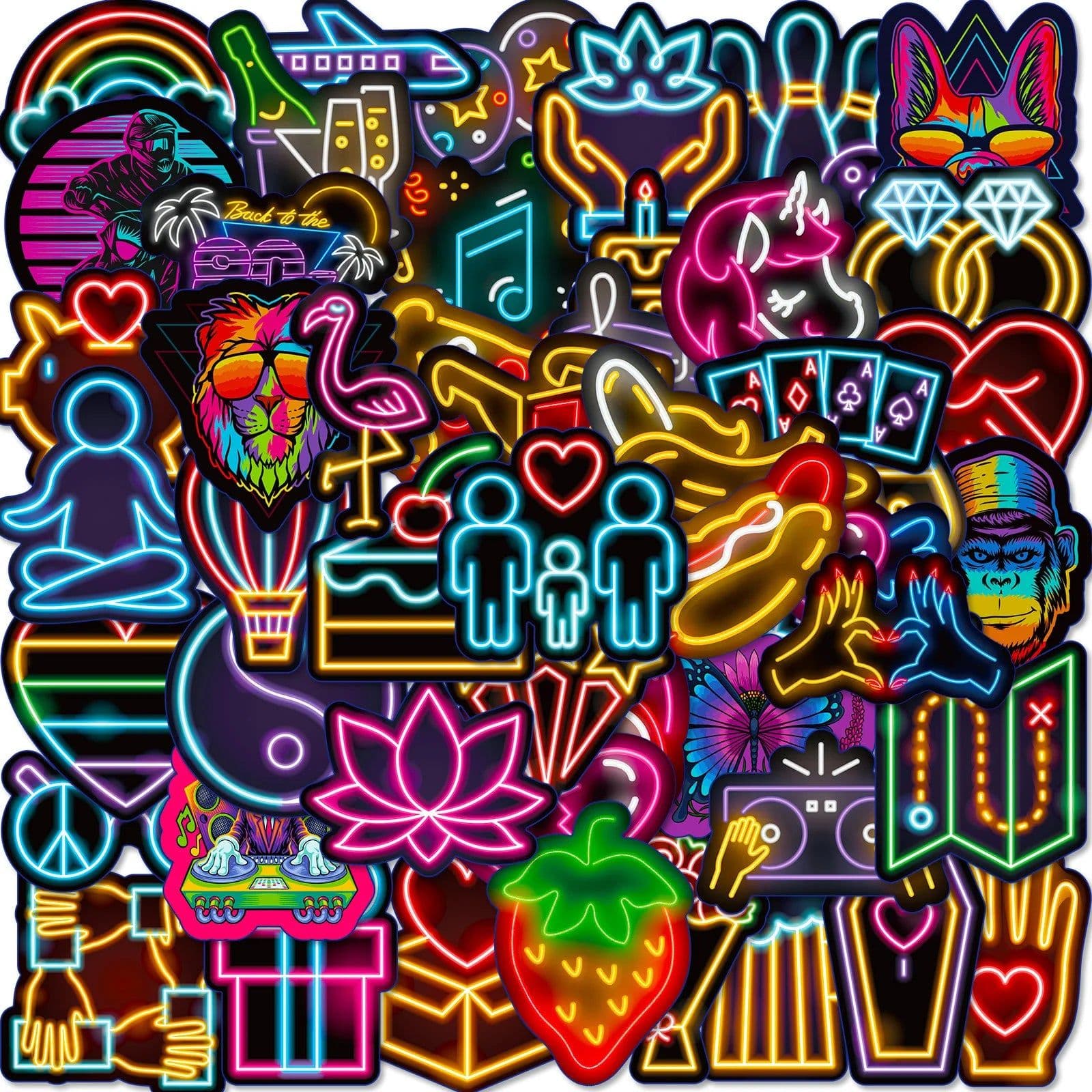 image-Waterproof Vinyl Stickers - Versatile for Phone, Laptop & Travel Items