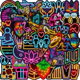 image-Waterproof Vinyl Stickers - Versatile for Phone, Laptop & Travel Items