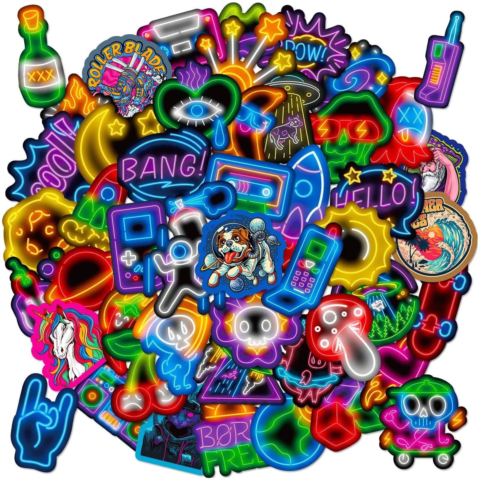 image-Waterproof PVC Stickers for Phones, Laptops, Guitars & More - Multiple Sizes