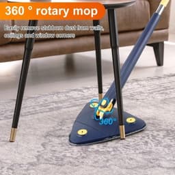 image-Microfiber Cleaning Mop - 360° Rotating Head - Effective Floor & Wall Cleaner