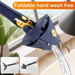 image-Microfiber Cleaning Mop - 360° Rotating Head - Effective Floor & Wall Cleaner