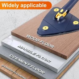 image-Microfiber Cleaning Mop - 360° Rotating Head - Effective Floor & Wall Cleaner