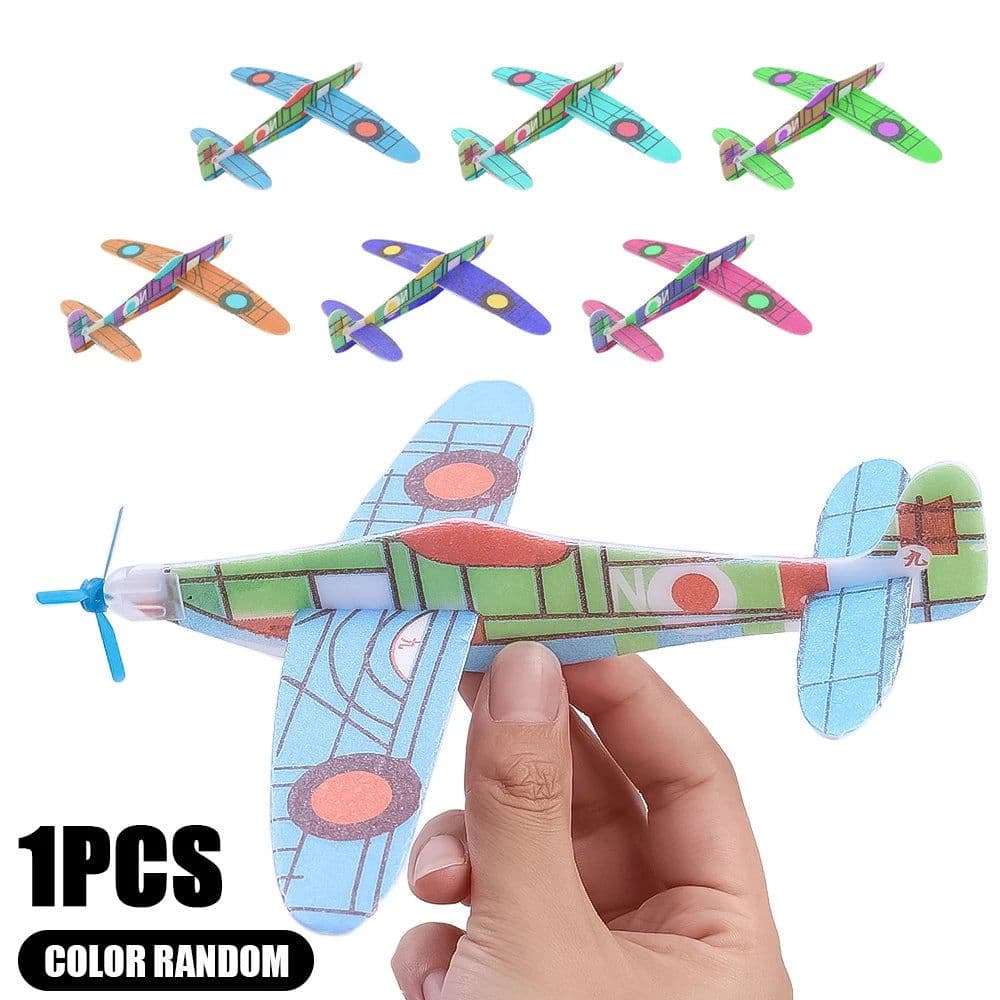 image-Durable Foam Aircraft Toys - Safe & Fun DIY Assembly for Ages 3+
