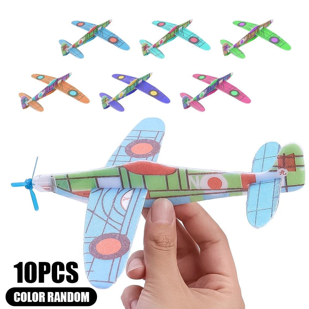 image-Durable Foam Aircraft Toys - Safe & Fun DIY Assembly for Ages 3+