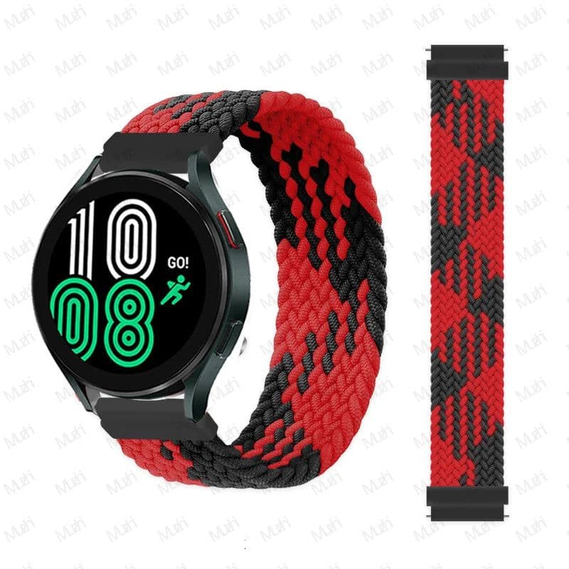 image-NEY Braided Solo Loop Band for Samsung Galaxy & Amazfit Watches (20/22mm)
