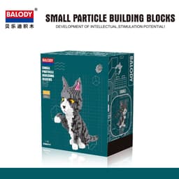 image-BALODY Cartoon Dog Building Blocks - Fun and Creative Toy for Kids