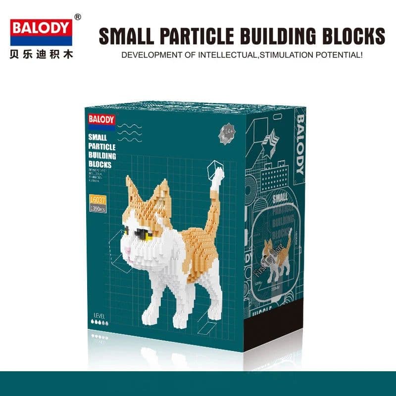 image-BALODY Cartoon Dog Building Blocks - Fun and Creative Toy for Kids