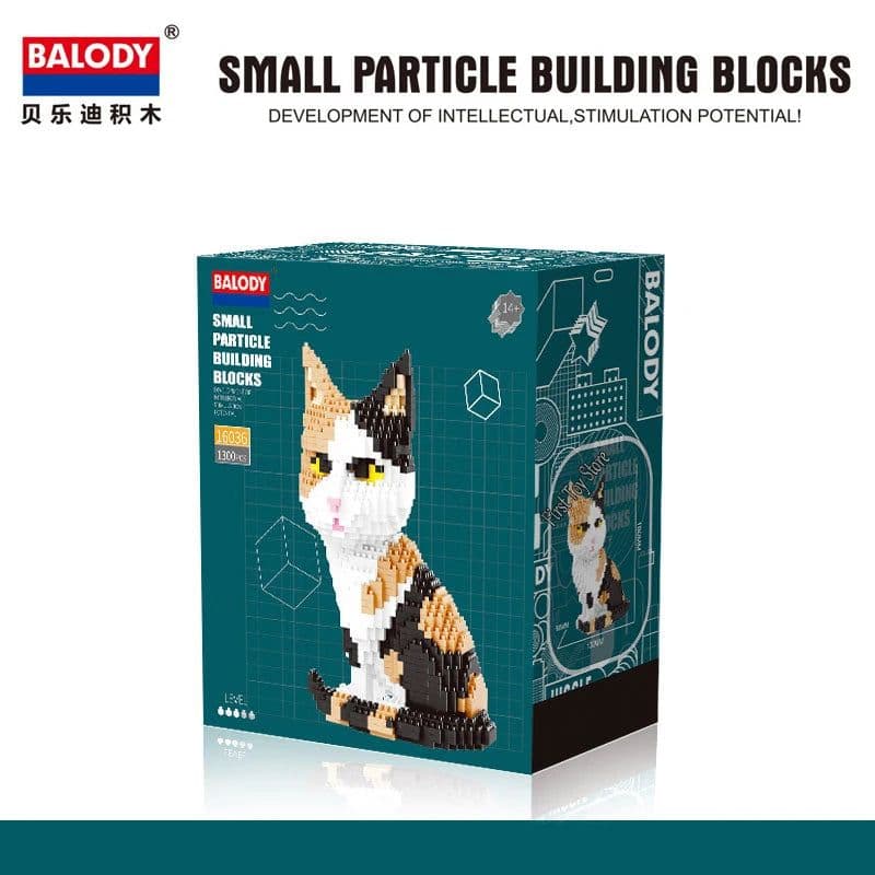image-BALODY Cartoon Dog Building Blocks - Fun and Creative Toy for Kids