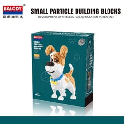 image-BALODY Cartoon Dog Building Blocks - Fun and Creative Toy for Kids