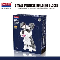 image-BALODY Cartoon Dog Building Blocks - Fun and Creative Toy for Kids
