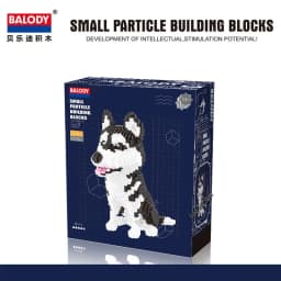image-BALODY Cartoon Dog Building Blocks - Fun and Creative Toy for Kids