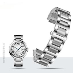 image-HUANGZHI Stainless Steel Watch Band for Cartier Blue Balloon - 190mm