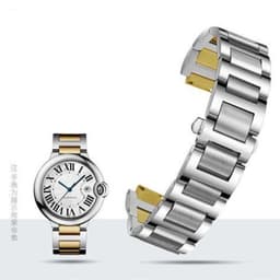 image-HUANGZHI Stainless Steel Watch Band for Cartier Blue Balloon - 190mm