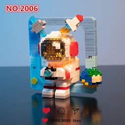 image-LMKJ Micro Particle Luminescent Blocks - LED Home Decoration Set
