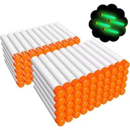image-100Pcs Glow in Dark Darts for Nerf N-Strike Elite - Perfect for Playtime