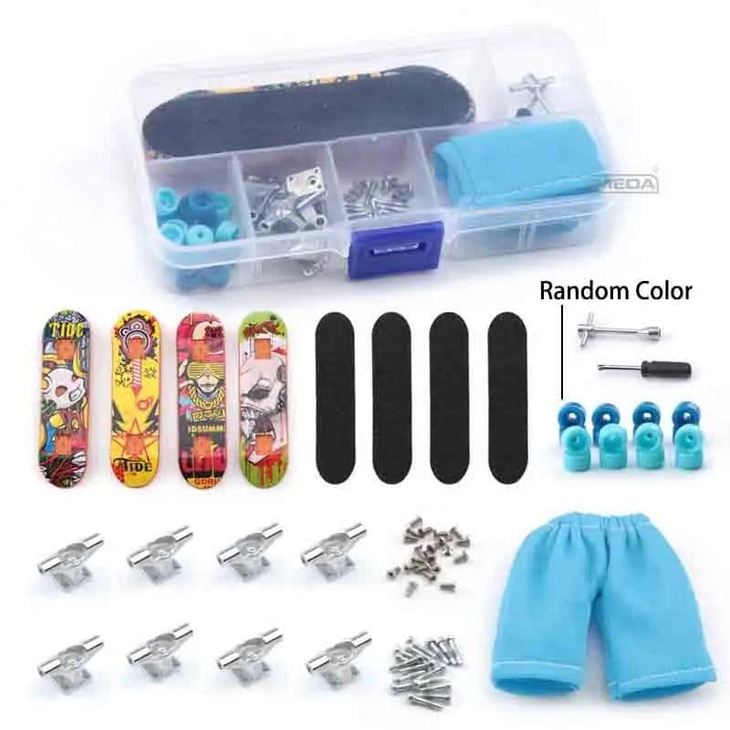 image-MEOA Mini Finger Skateboard Storage Box Kits for DIY Home Leisure