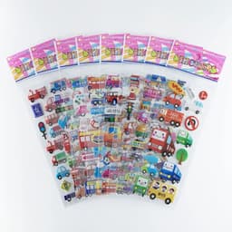 image-Monssjay Self-Adhesive Cartoon Stickers - Fun for Kids - 8 Sheets