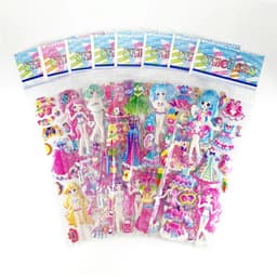 image-Monssjay Self-Adhesive Cartoon Stickers - Fun for Kids - 8 Sheets