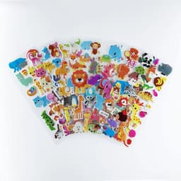 image-Monssjay Self-Adhesive Cartoon Stickers - Fun for Kids - 8 Sheets